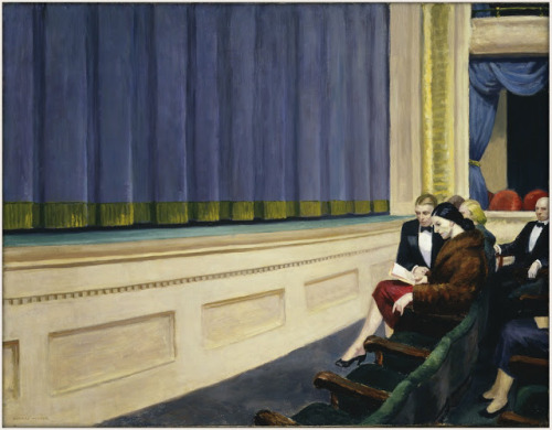 nevver:  First Row Orchestra, Edward Hopper 