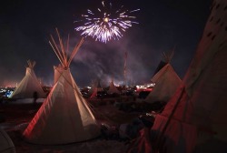 ndndoll: We celebrate tonight, because the Army Corps of Engineers will not grant the final easement Dakota Access needs to finish the pipeline unless it looks for alternate routes and does a full Environmental Impact Statement, still, we remain vigilant.