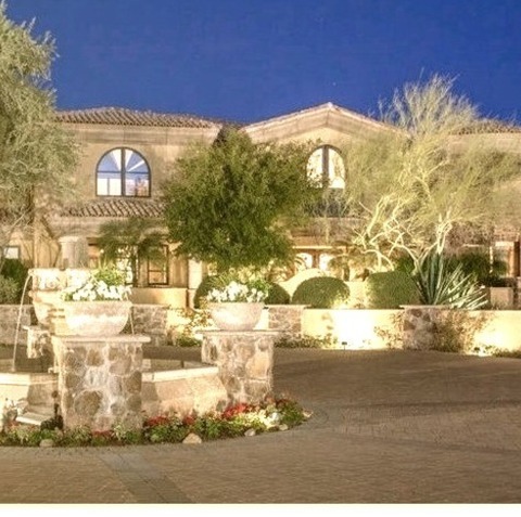Phoenix Front Door MudroomLarge, Elegant Entryway With Travertine Flooring, Beige Walls, And A Glass