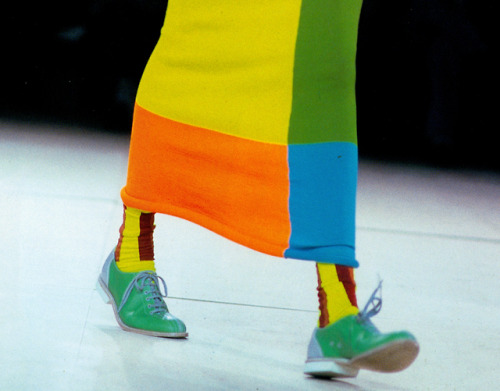 drkshdwbnch: archivings: shoes at Comme des Garcons Spring/Summer 1996 clown clown clown .. 