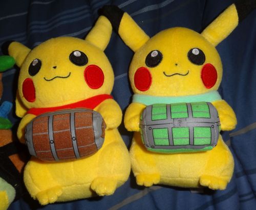 pacificpikachu: Japanese Pokémon Mystery Dungeon plushes, from the Time/Darkness/Sky era.