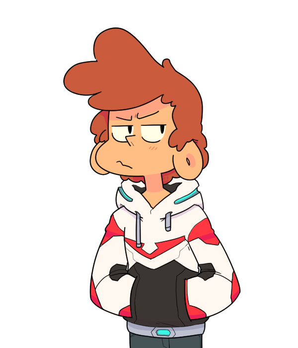 He sort of had a mullet going in that flashback, huh?