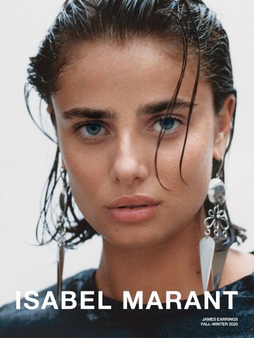 Taylor Hill by Mark Rabadan for Isabel Marant, F/W 2020 Campaign.