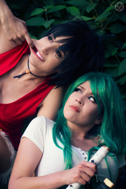 areesaurus:  An idiotic rubber girl &amp; her marimo swordswoman BFF ♡  [#ONEPIECE]  M