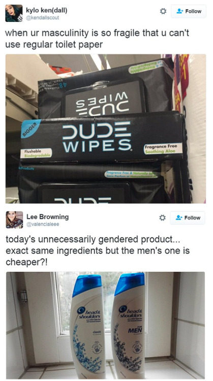 micdotcom:THIS TUMBLR POST IS FOR MEN ONLY. FEMALES ARE NOT ALLOWED TO USE THESE PRODUCTS OR EAT MAN