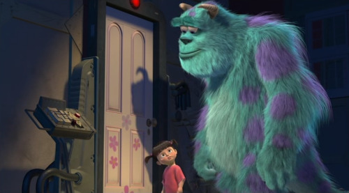 obsessed-with-disney:hour18:Monsters, Inc. (2001)boo is sooo cute here!