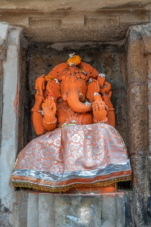 Ganesha, Pabaneswara Temple, Bhubaneswar, Odisha, photo by Kevin Standage, more at https://kevinstan