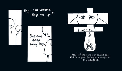 4threset: I’ve been very tired lately so my adhd comic for #cosmictakeover is a little shorter than 