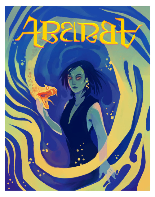 My final book cover tribute for Abarat is done. I can rest now. Anyways, Abarat- Princess Boa editio