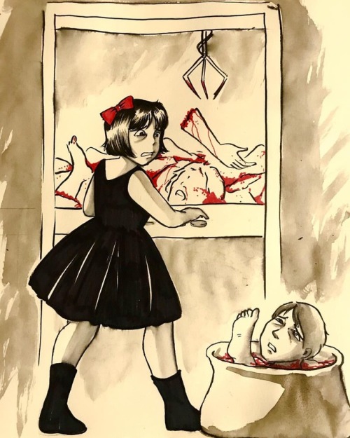 Oooh I finally had the time (and energy) to do another picture for the “31 Nightmares” s