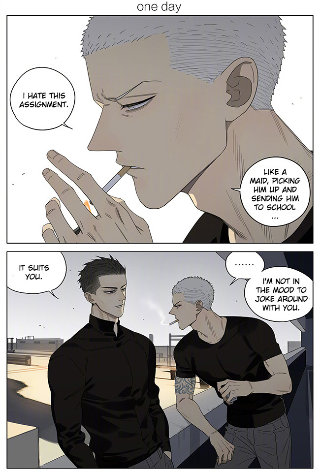 Old Xian update of [19 Days] translated by Yaoi-BLCD. Join us on the yaoi-blcd scanlation