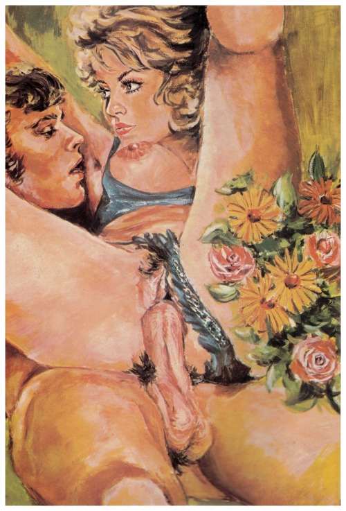 agracier:flowery sex - from a 1970s Swedish porn pictures