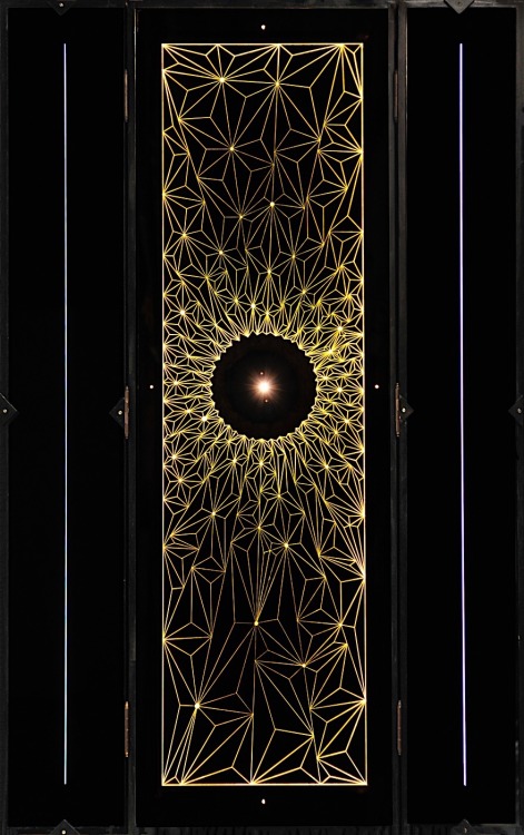 jareckiworld: Krzysztof Sokolovski  — The Angel Star  (hand engraved mirror, lacobel
