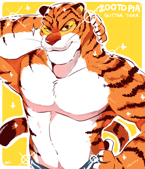 ponpekopon:  Nobody can outsass the glitter/sparkle tiger!!! 