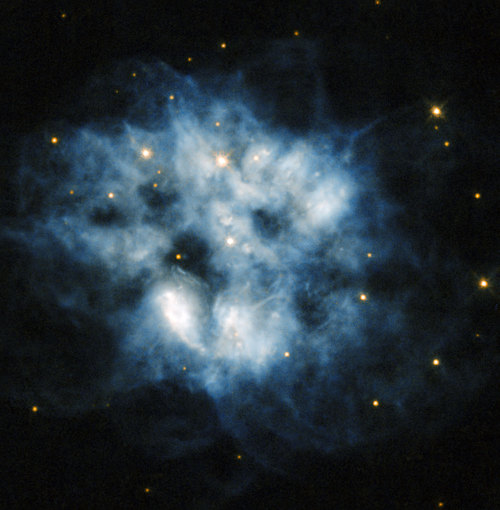 distant-traveller:A pulsating stellar relicThis NASA/ESA Hubble Space Telescope image shows the plan