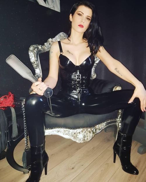 Mistress in latex