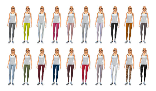 Lululemon-y Align LeggingsHere are some lovely leggings for your Sims, inspired by Lululemon&rsq