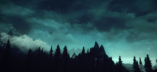 herbalwhite:  Nights of skyrim. 