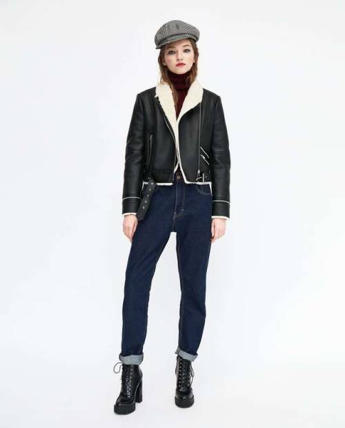 Totally in love with these faux suede biker jackets this winter