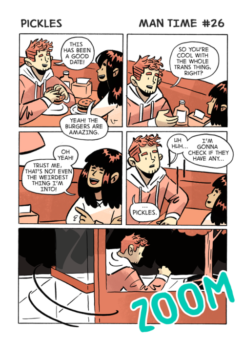 mantimecomic:Don’t date anyone who thinks being trans is weird, folks! 