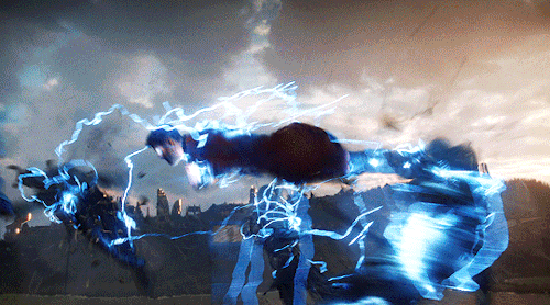 thorodinson: “BOOM! Thor LANDS HARD on his feet. Muscles swollen, veins pulsing with electrici