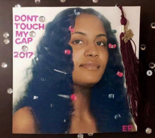 jetsxdopestnerd:candiikismet:the-movemnt:From Rihanna memes to Maxine Waters quotes, graduation caps