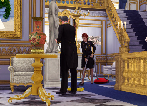 New palace staff deco sims - Part 1.A whole bunch of deco sims ready to make your palace, hotel or a