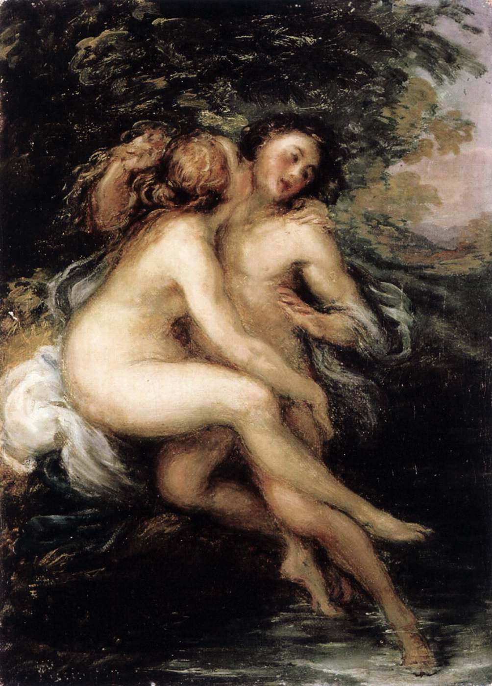 centuriespast:    CARNOVALI, GiovanniSalmacis and Hermaphroditus1856Oil on canvasPrivate