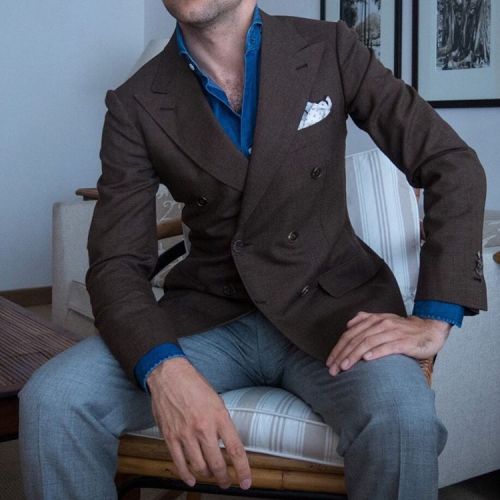Great DB by @sartoriaripense in @hollandsherryparis Crispaire #wiwt #lookbook #apparel #mnswr #mensw