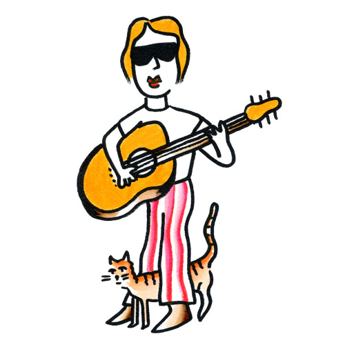 “I play my guitar and sing for my orange tabby cat #Baconfess @PaneraBread” - @TGTaylor3rd
Tattoo design by @knarlygav
