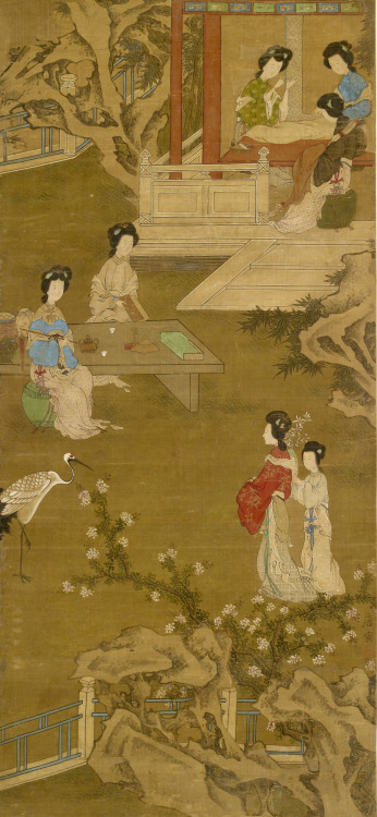 Making the Bride&rsquo;s Gown by Tang Yin (1470-1524)