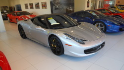 carsandetc:  Ferrari 458 Italia with a ton of window tint 