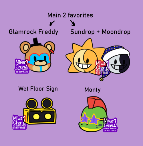 Who Are Your Favorite FNAF Characters From Each Game Respectively?