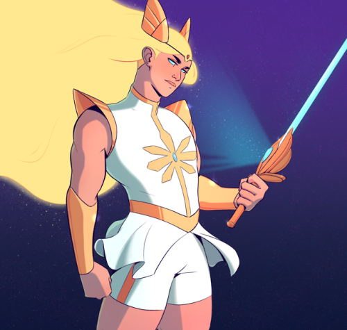 Buff She-Ra warm up!