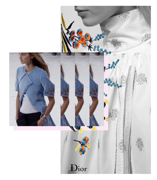 dior:  DIOR READY-TO-WEAR SPRING-SUMMER 2015 COLLECTION Gif by Rosanna Webster 