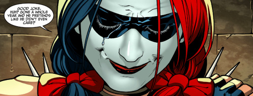 thegeekofmadness:  forkanna:  somethinginthenothing:  why-i-love-comics:  Injustice: Year Two - “Chapter 13”  written by Tom Taylorart by Bruno Redondo   That’s incredibly sad…  Holy shit, Harley…  I’m sobbing 