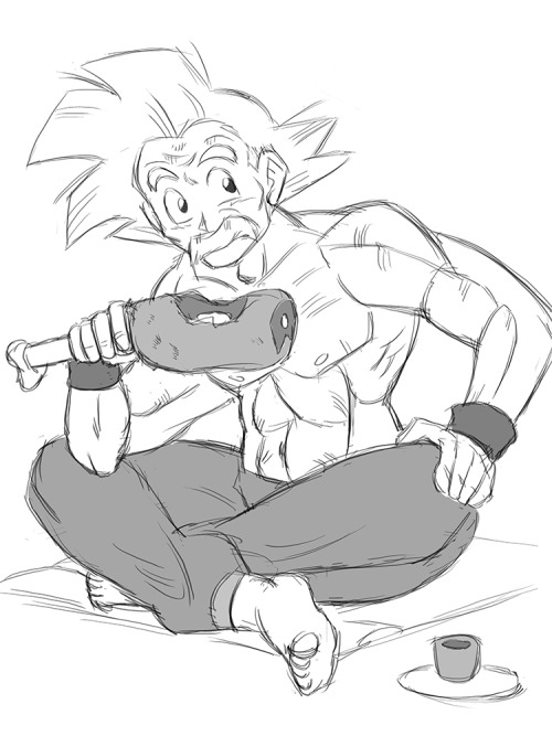 Anonymous said to funsexydragonball:why do you find old man Goku attractive? seems kinda weirdâ€¦  Ainâ€™t nothing weird about it! Old Man Goku is pretty damn cool. I canâ€™t explain the attraction, though. Itâ€™s probably that sexy stache.Comâ€™on ladies