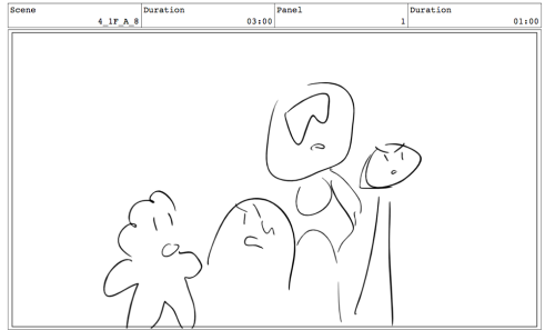 I cannot believe this is an actual steven universe storyboard