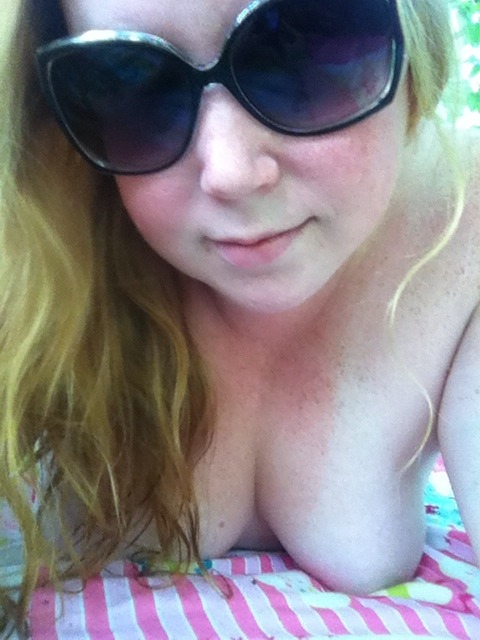 darlingvampireprincess:  I guess I’m dreaming of spring. It was so nice and pretty today that I was reminded of this day last summer, lying around naked outside under some shade trees. I know that I’m physically naked in these pictures, but I’m