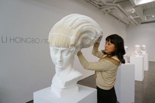 Artist Li Hongbo Creates Incredibly Flexible Sculptures By Gluing Up To 20,000 Individual Sheets Of Thin,