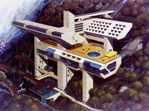 danismm:MIGUEL RODRIGO MAZURE’S 1969 DESIGN FOR A HOTEL AT MACHU PICCHU IN PERU.  -  photo 2 &amp; 3