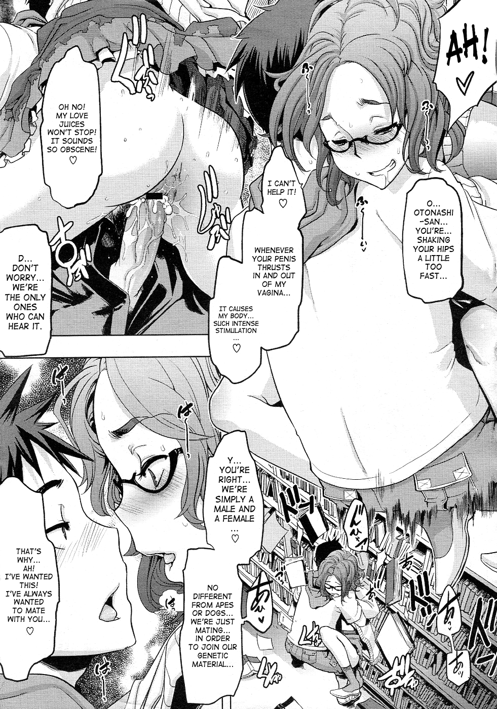 ahegao-waifu:  Naughty Librarian ♥ mhmm yesss~ 