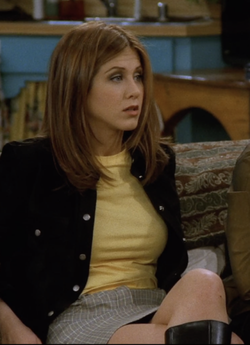 rachelgreensclothes: Season 3 episode 11Do you want my pickle? Rachel had the best outfit in this sh
