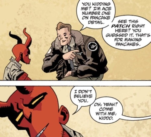 special-bastard:I realize now that hellboy comics are where it’s at