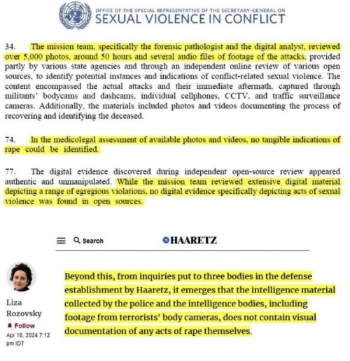 BREAKING : The UN Secretary General And And Israel Admit There Is ZERO Evidence Of Rape On Oct 7 After