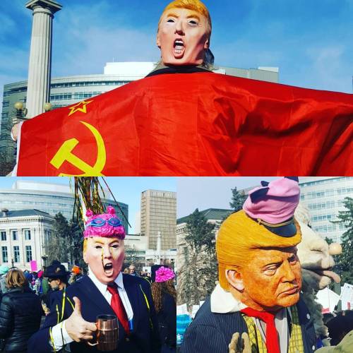 #DonaldTrump made some appearances at the #womensmarch today #denver #dumptrump #notmypresident #wom