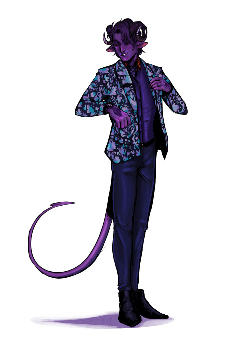 critical-misadventures:Mollymauk dressed in Taliesin’s style. My lastest commission for @feral