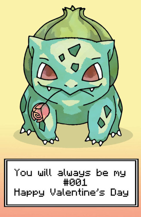 bulbasaur-propaganda: Happy Valentine Day even though I’m still single as fuck @carspuppys