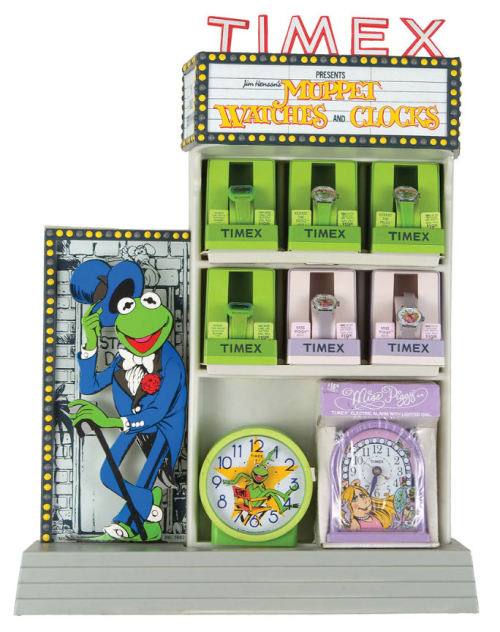 1982 Muppets Timex Watch Display(via: Hakes)