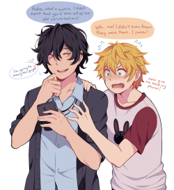 kuikune:  gil/oz modern au commission for